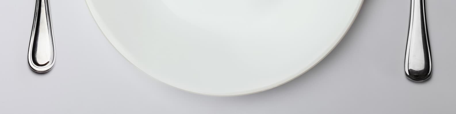 Dinner Plate with Spoons